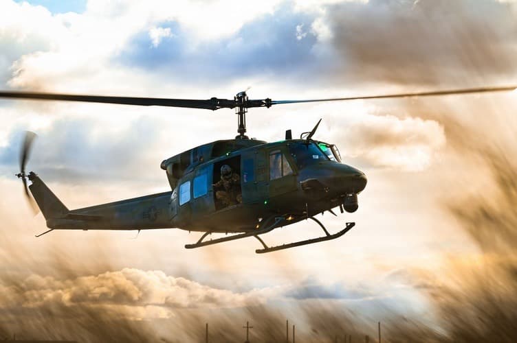 UH-1N Aerial Lift Demo